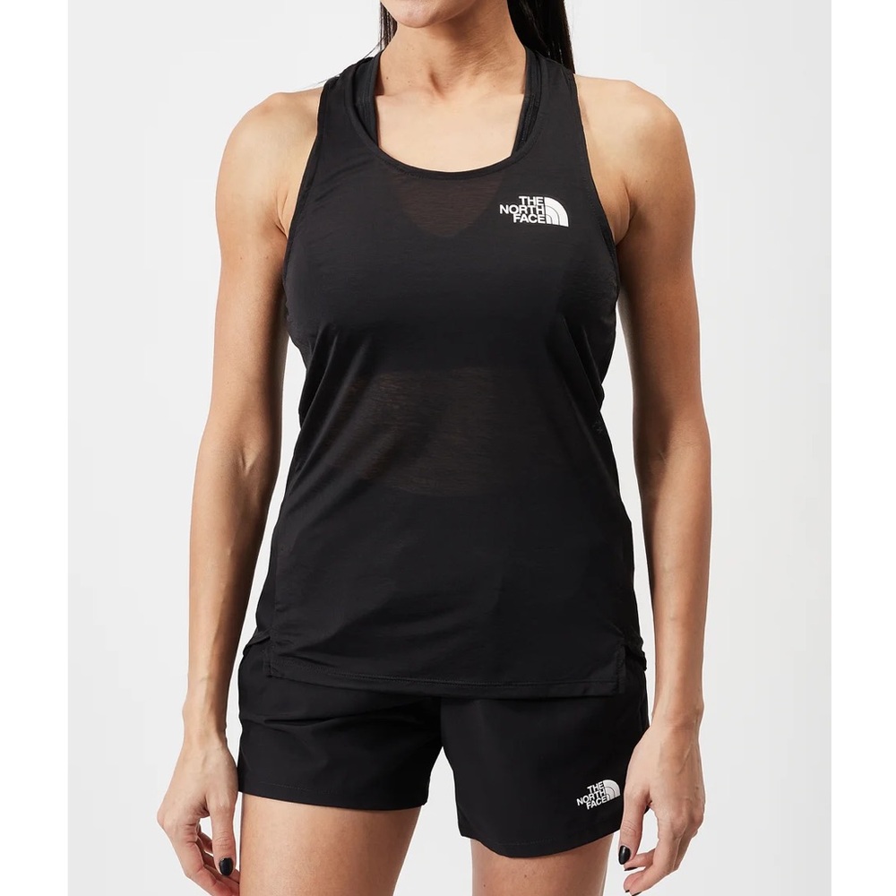 NWT The North Face  W Sunriser TNF Black Active Lightweight Tank Flash Dry M